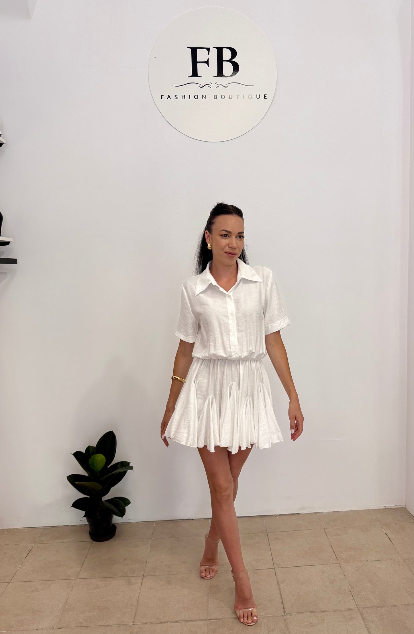 Rochie cu volane