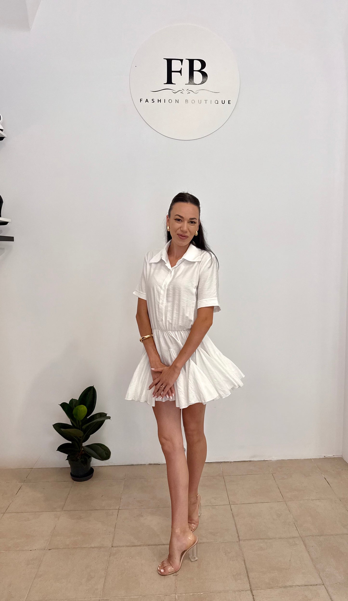 Rochie cu volane