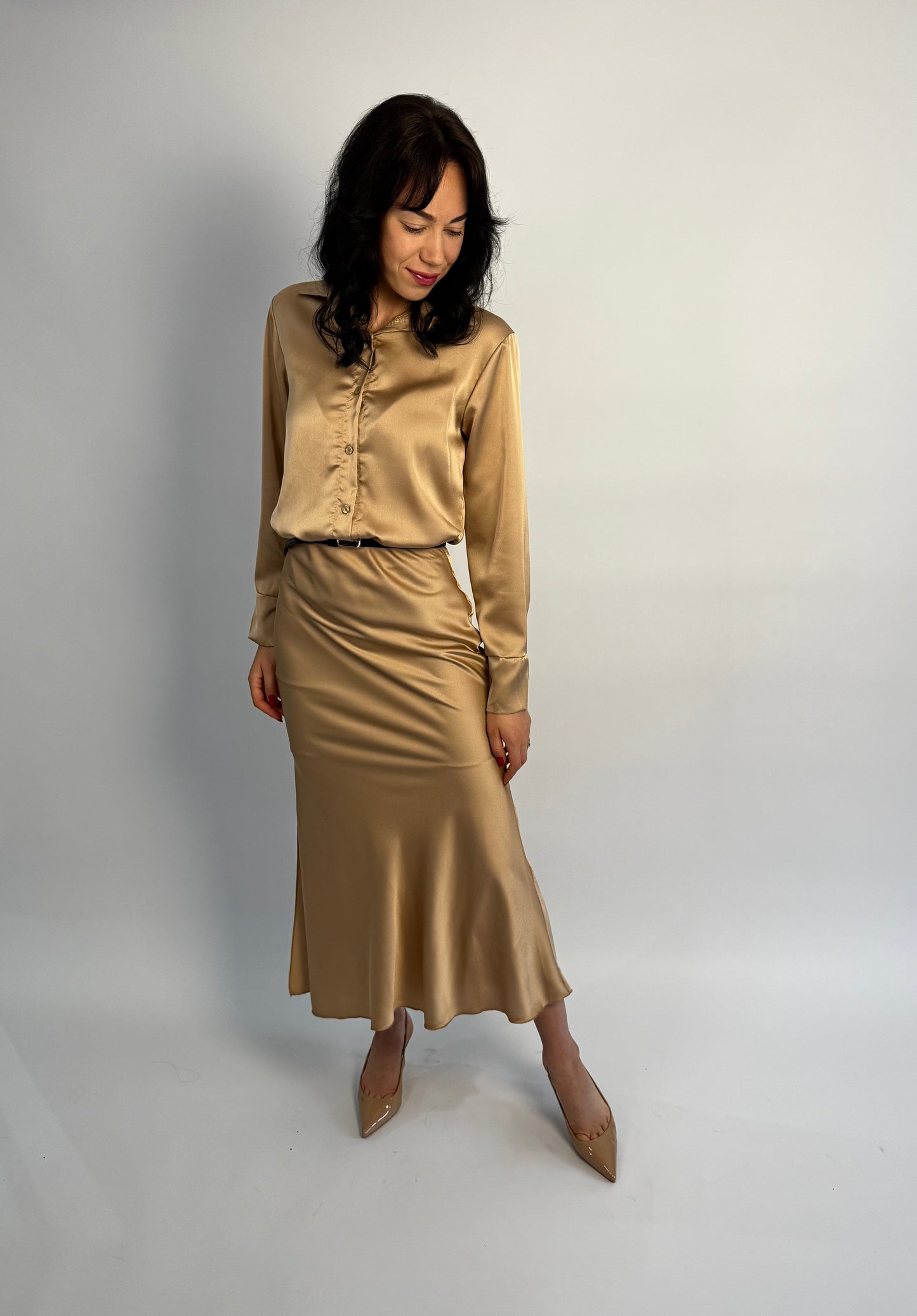 Set elegant din saten