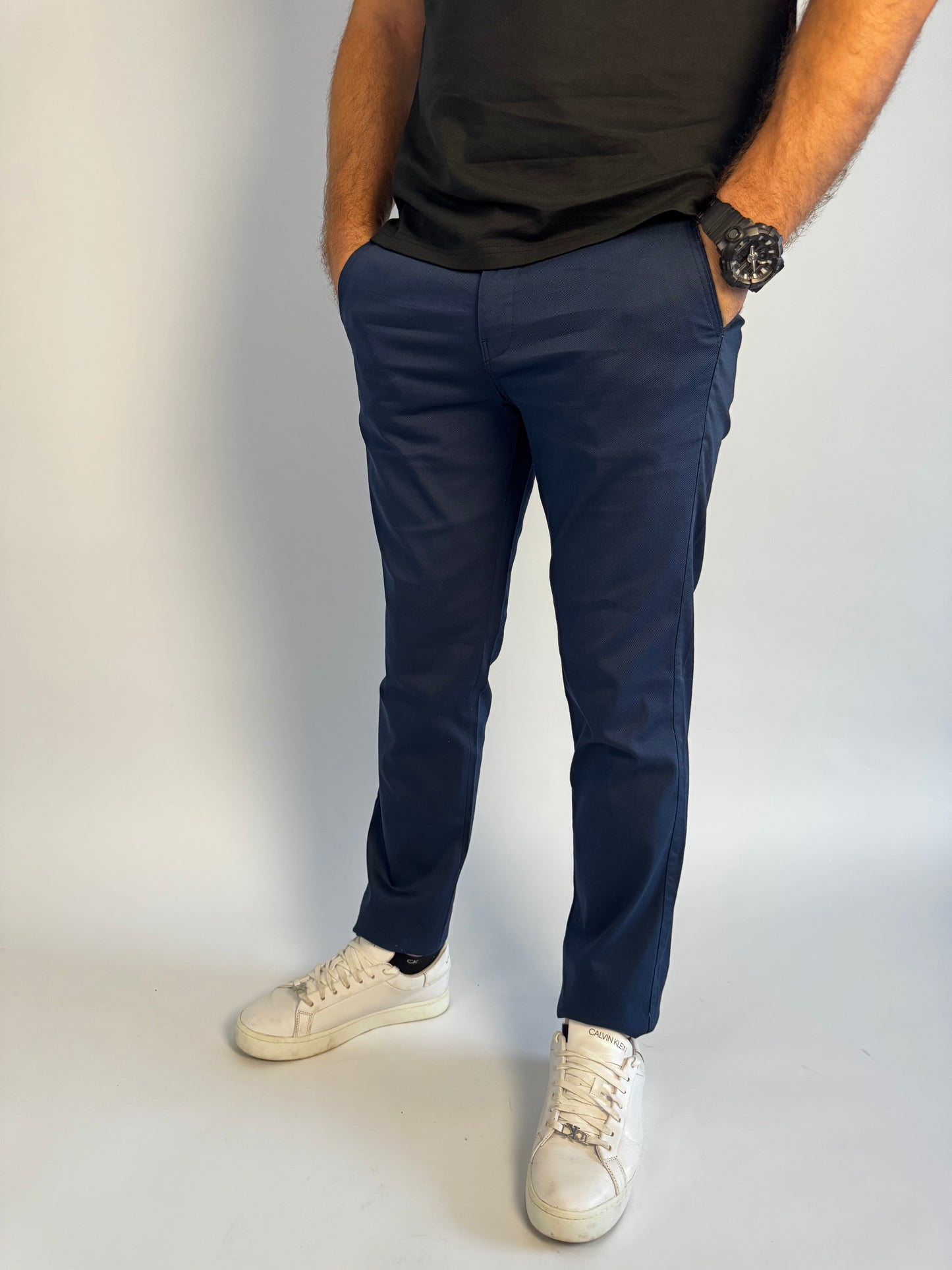 Pantalon casual albastru