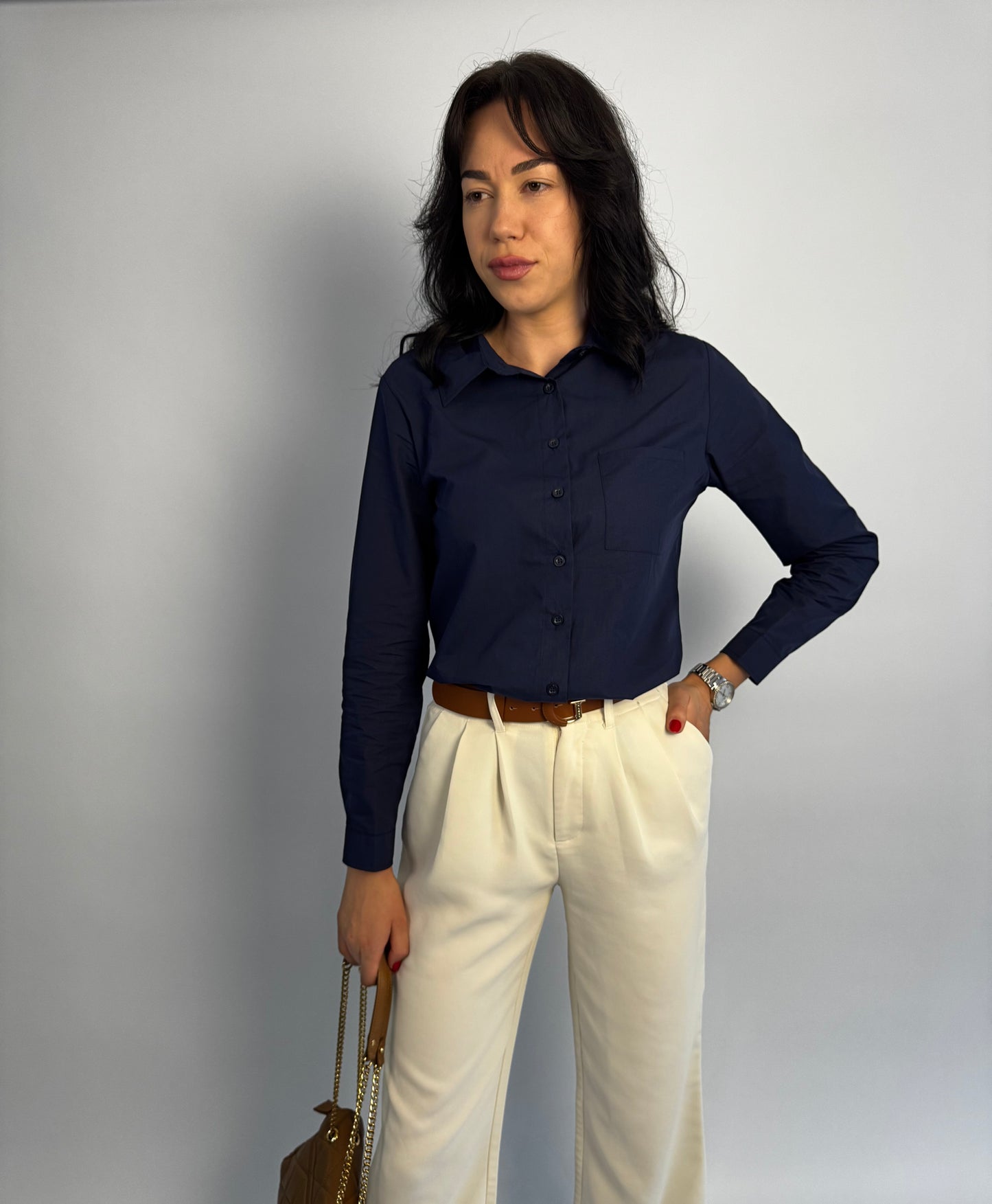 Camasa bleumarin